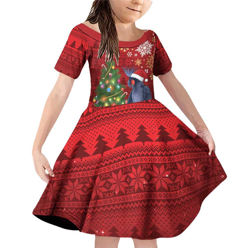 Australia Palm Cockatoo Christmas Family Matching Off Shoulder Short Dress and Hawaiian Shirt Goliath Cockatoo Santa Merry Chrissie - Aussie Hoodie