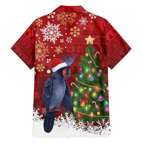 Australia Palm Cockatoo Christmas Family Matching Puletasi and Hawaiian Shirt Goliath Cockatoo Santa Merry Chrissie - Aussie Hoodie