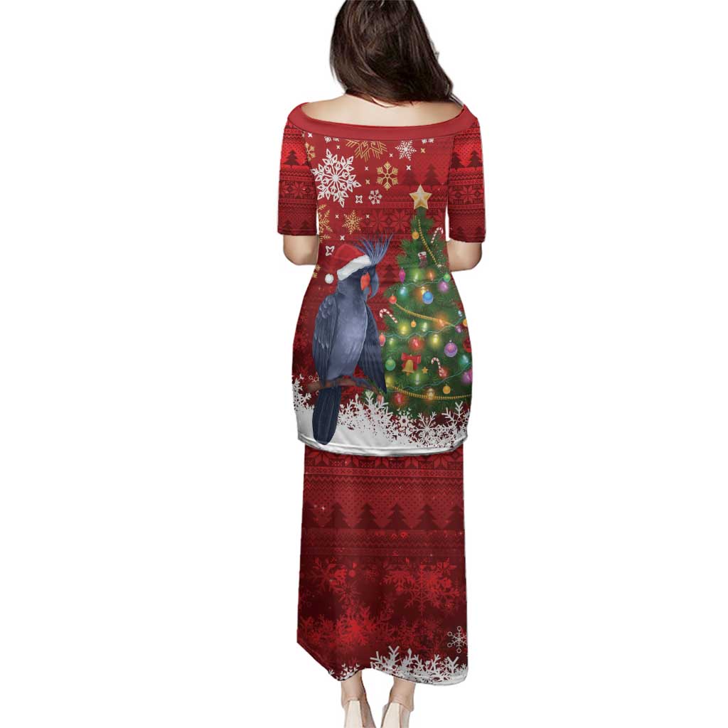 Australia Palm Cockatoo Christmas Family Matching Puletasi and Hawaiian Shirt Goliath Cockatoo Santa Merry Chrissie - Aussie Hoodie