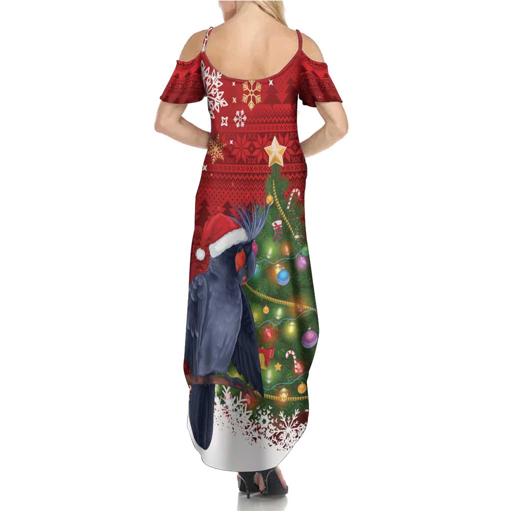 Australia Palm Cockatoo Christmas Family Matching Summer Maxi Dress and Hawaiian Shirt Goliath Cockatoo Santa Merry Chrissie - Aussie Hoodie