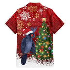 Australia Palm Cockatoo Christmas Hawaiian Shirt Goliath Cockatoo Santa Merry Chrissie - Aussie Hoodie