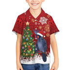Australia Palm Cockatoo Christmas Hawaiian Shirt Goliath Cockatoo Santa Merry Chrissie - Aussie Hoodie