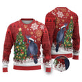 Australia Palm Cockatoo Christmas Ugly Christmas Sweater Goliath Cockatoo Santa Merry Chrissie - Aussie Hoodie