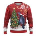 Australia Palm Cockatoo Christmas Ugly Christmas Sweater Goliath Cockatoo Santa Merry Chrissie - Aussie Hoodie