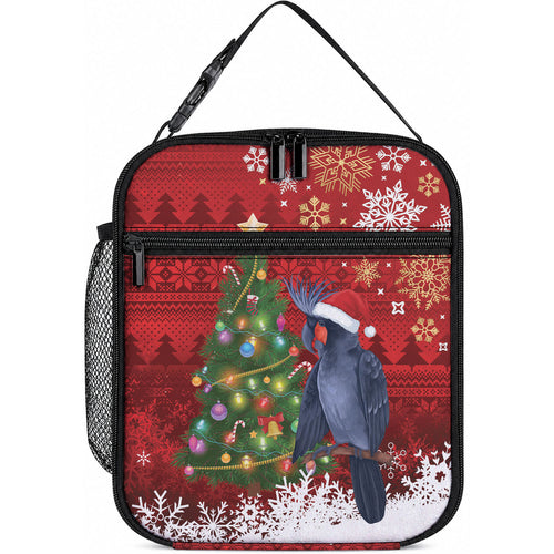 Australia Palm Cockatoo Christmas Lunch Bag Goliath Cockatoo Santa Merry Chrissie