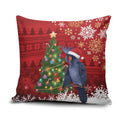 Australia Palm Cockatoo Christmas Pillow Cover Goliath Cockatoo Santa Merry Chrissie - Aussie Hoodie