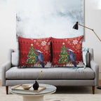 Australia Palm Cockatoo Christmas Pillow Cover Goliath Cockatoo Santa Merry Chrissie - Aussie Hoodie