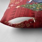 Australia Palm Cockatoo Christmas Pillow Cover Goliath Cockatoo Santa Merry Chrissie - Aussie Hoodie