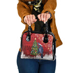 Australia Palm Cockatoo Christmas Shoulder Handbag Goliath Cockatoo Santa Merry Chrissie - Aussie Hoodie