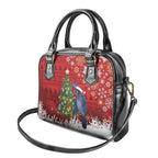 Australia Palm Cockatoo Christmas Shoulder Handbag Goliath Cockatoo Santa Merry Chrissie - Aussie Hoodie