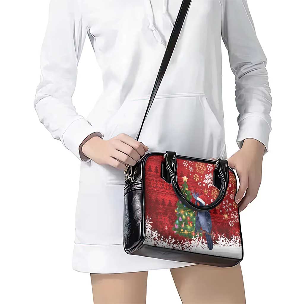 Australia Palm Cockatoo Christmas Shoulder Handbag Goliath Cockatoo Santa Merry Chrissie - Aussie Hoodie