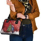 Australia Palm Cockatoo Christmas Shoulder Handbag Goliath Cockatoo Santa Merry Chrissie - Aussie Hoodie