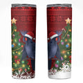 Australia Palm Cockatoo Christmas Skinny Tumbler Goliath Cockatoo Santa Merry Chrissie - Aussie Hoodie