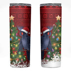 Australia Palm Cockatoo Christmas Skinny Tumbler Goliath Cockatoo Santa Merry Chrissie - Aussie Hoodie
