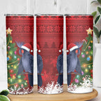 Australia Palm Cockatoo Christmas Skinny Tumbler Goliath Cockatoo Santa Merry Chrissie - Aussie Hoodie