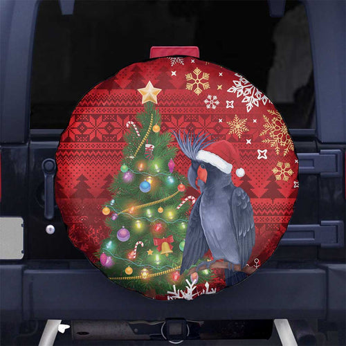 Australia Palm Cockatoo Christmas Spare Tire Cover Goliath Cockatoo Santa Merry Chrissie - Aussie Hoodie