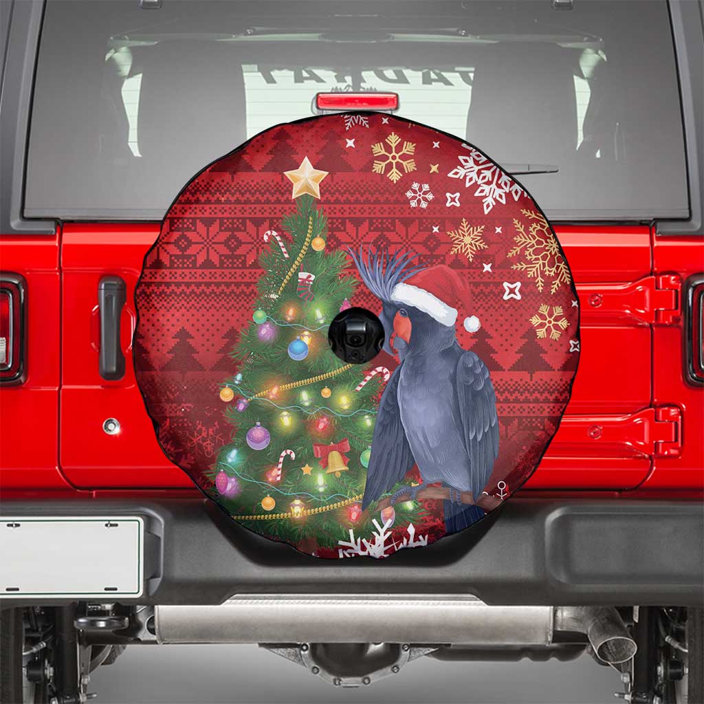Australia Palm Cockatoo Christmas Spare Tire Cover Goliath Cockatoo Santa Merry Chrissie - Aussie Hoodie