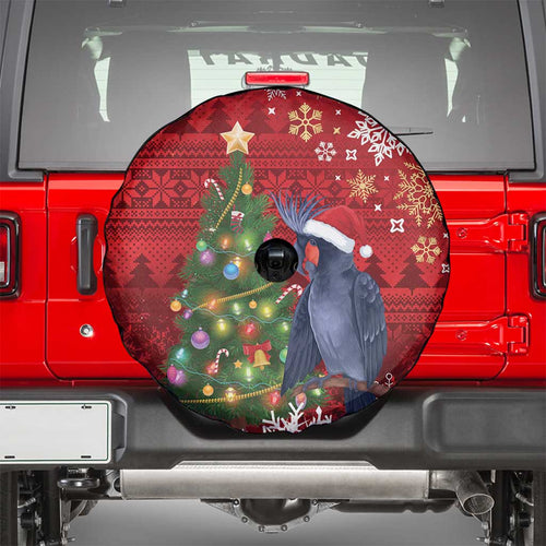 Australia Palm Cockatoo Christmas Spare Tire Cover Goliath Cockatoo Santa Merry Chrissie - Aussie Hoodie