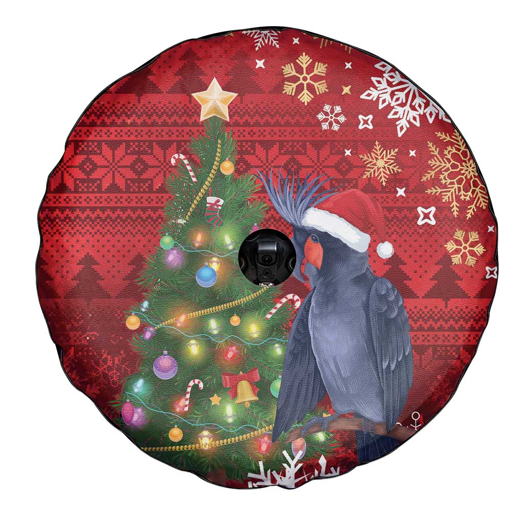 Australia Palm Cockatoo Christmas Spare Tire Cover Goliath Cockatoo Santa Merry Chrissie - Aussie Hoodie