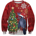 Australia Palm Cockatoo Christmas Sweatshirt Goliath Cockatoo Santa Merry Chrissie - Aussie Hoodie
