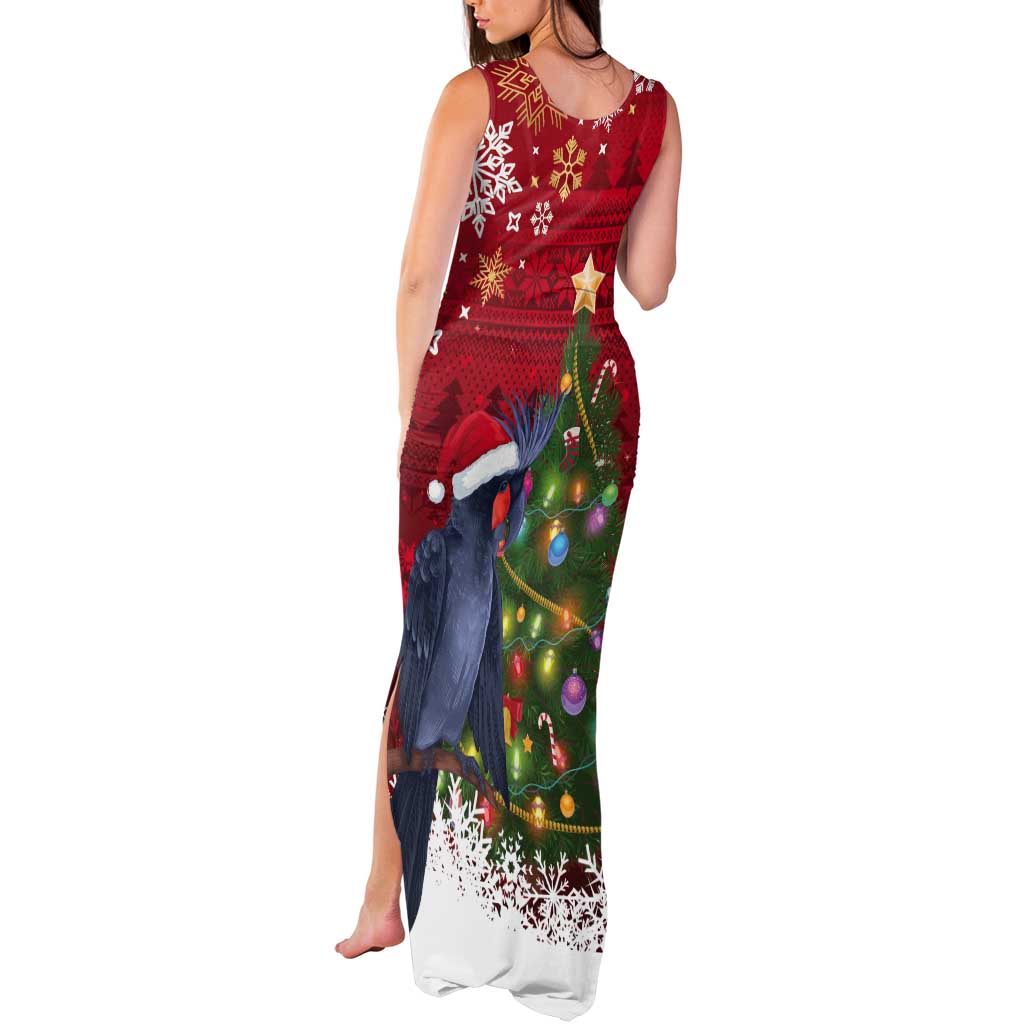 Australia Palm Cockatoo Christmas Tank Maxi Dress Goliath Cockatoo Santa Merry Chrissie - Aussie Hoodie