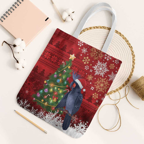 Australia Palm Cockatoo Christmas Tote Bag Goliath Cockatoo Santa Merry Chrissie - Aussie Hoodie