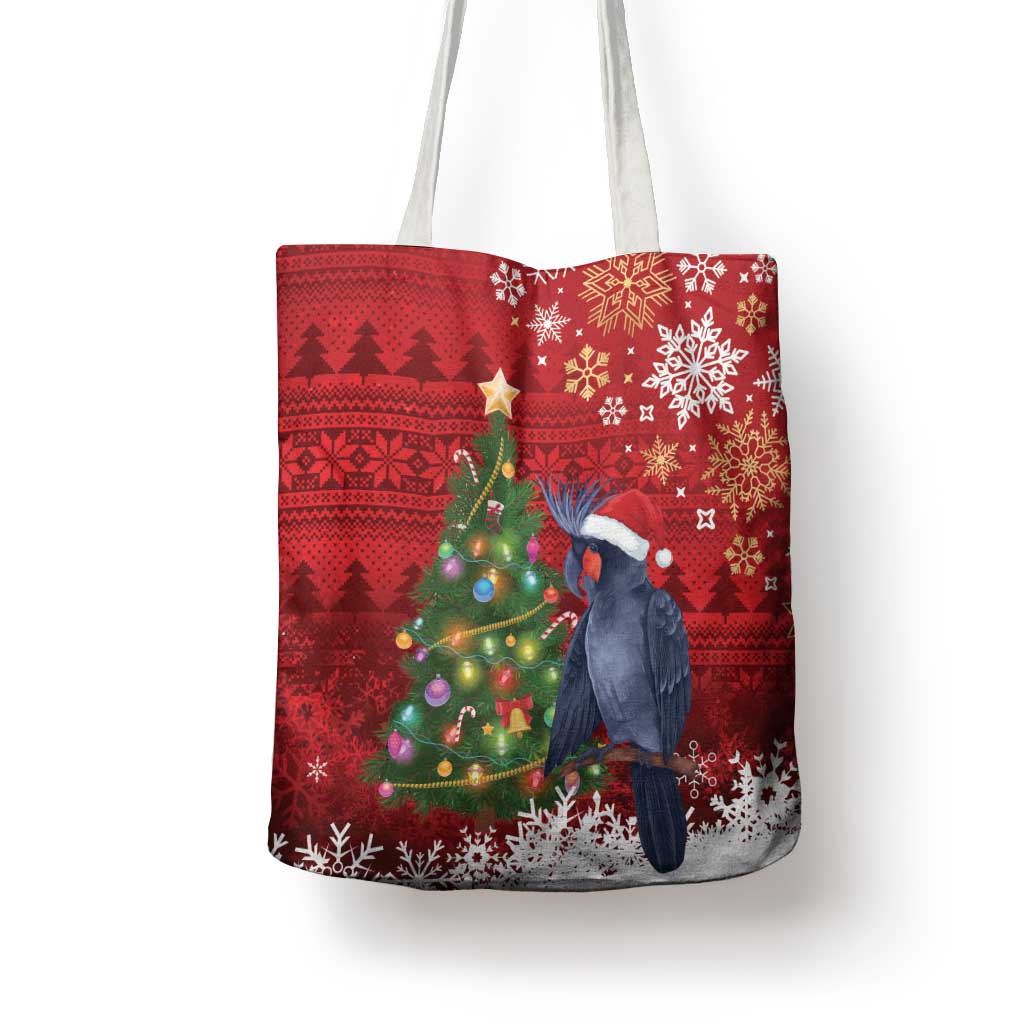 Australia Palm Cockatoo Christmas Tote Bag Goliath Cockatoo Santa Merry Chrissie - Aussie Hoodie