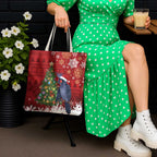 Australia Palm Cockatoo Christmas Tote Bag Goliath Cockatoo Santa Merry Chrissie - Aussie Hoodie