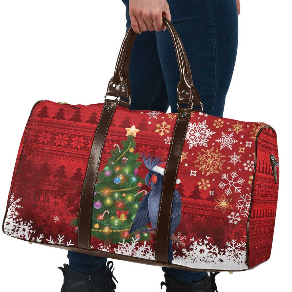 Australia Palm Cockatoo Christmas Travel Bag Goliath Cockatoo Santa Merry Chrissie - Aussie Hoodie