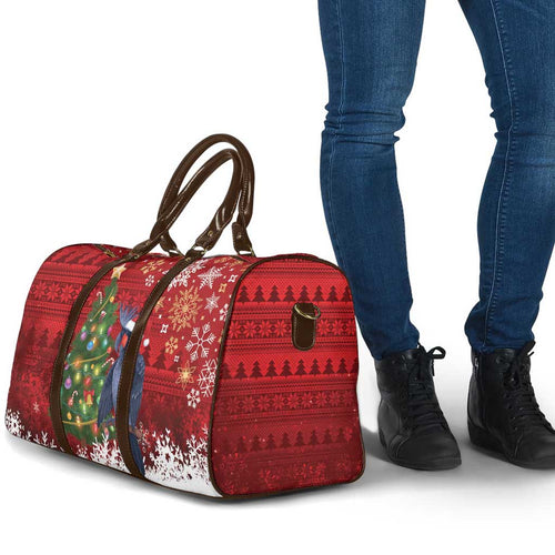Australia Palm Cockatoo Christmas Travel Bag Goliath Cockatoo Santa Merry Chrissie - Aussie Hoodie