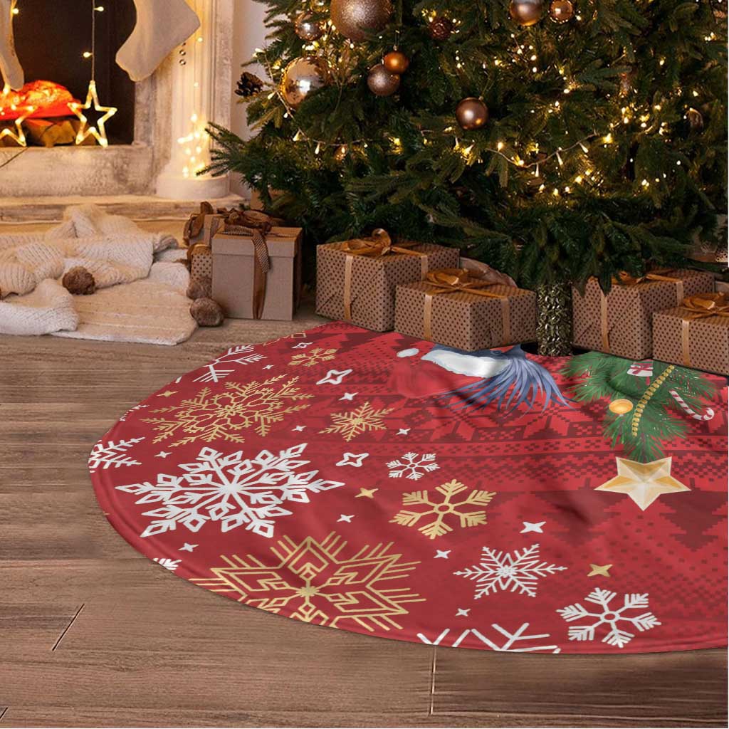 Australia Palm Cockatoo Christmas Tree Skirt Goliath Cockatoo Santa Merry Chrissie - Aussie Hoodie
