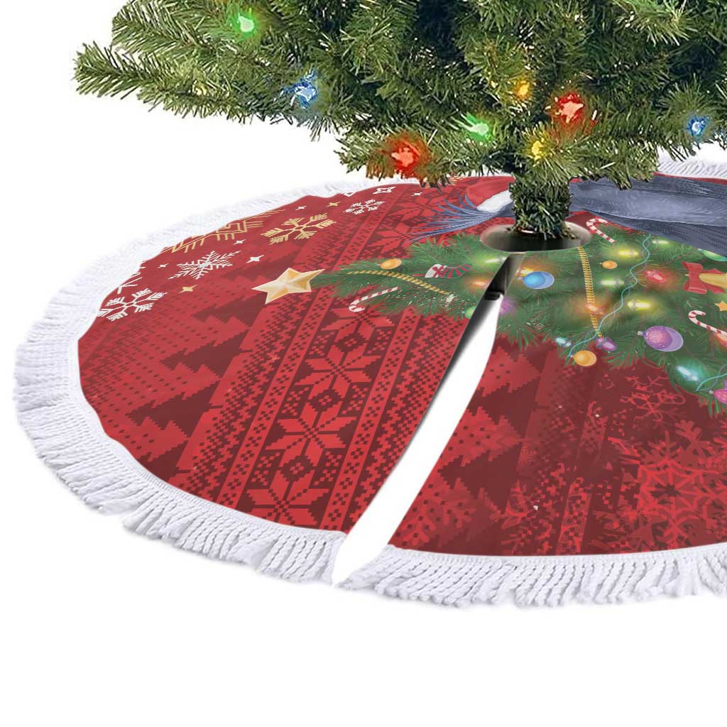 Australia Palm Cockatoo Christmas Tree Skirt Goliath Cockatoo Santa Merry Chrissie - Aussie Hoodie
