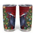 Australia Palm Cockatoo Christmas Tumbler Cup Goliath Cockatoo Santa Merry Chrissie - Aussie Hoodie