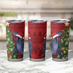 Australia Palm Cockatoo Christmas Tumbler Cup Goliath Cockatoo Santa Merry Chrissie - Aussie Hoodie