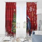 Australia Palm Cockatoo Christmas Window Curtain Goliath Cockatoo Santa Merry Chrissie - Aussie Hoodie