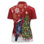 Australia Palm Cockatoo Christmas Women Polo Shirt Goliath Cockatoo Santa Merry Chrissie - Aussie Hoodie