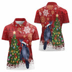 Australia Palm Cockatoo Christmas Women Polo Shirt Goliath Cockatoo Santa Merry Chrissie - Aussie Hoodie