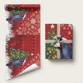 Australia Palm Cockatoo Christmas Wrapping Paper Goliath Cockatoo Santa Merry Chrissie - Aussie Hoodie