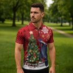Australia Palm Cockatoo Christmas Zipper Polo Shirt Goliath Cockatoo Santa Merry Chrissie - Aussie Hoodie