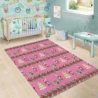 Australia Pink Galah Christmas Area Rug Eolophus Roseicapilla Bottlebrush Seamless - Aussie Hoodie