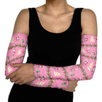 Australia Pink Galah Christmas Arm Sleeves Eolophus Roseicapilla Bottlebrush Seamless - Aussie Hoodie