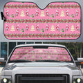 Australia Pink Galah Christmas Auto Sun Shade Eolophus Roseicapilla Bottlebrush Seamless - Aussie Hoodie