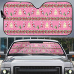 Australia Pink Galah Christmas Auto Sun Shade Eolophus Roseicapilla Bottlebrush Seamless - Aussie Hoodie