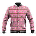 Australia Pink Galah Christmas Baseball Jacket Eolophus Roseicapilla Bottlebrush Seamless - Aussie Hoodie