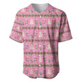 Australia Pink Galah Christmas Baseball Jersey Eolophus Roseicapilla Bottlebrush Seamless - Aussie Hoodie