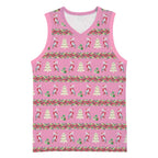Australia Pink Galah Christmas Basketball Jersey Eolophus Roseicapilla Bottlebrush Seamless - Aussie Hoodie