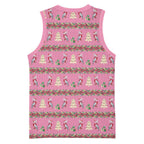 Australia Pink Galah Christmas Basketball Jersey Eolophus Roseicapilla Bottlebrush Seamless - Aussie Hoodie