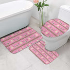 Australia Pink Galah Christmas Bathroom Set Eolophus Roseicapilla Bottlebrush Seamless - Aussie Hoodie