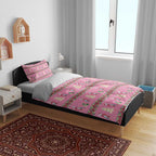 Australia Pink Galah Christmas Bedding Set Eolophus Roseicapilla Bottlebrush Seamless - Aussie Hoodie