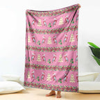 Australia Pink Galah Christmas Blanket Eolophus Roseicapilla Bottlebrush Seamless - Aussie Hoodie
